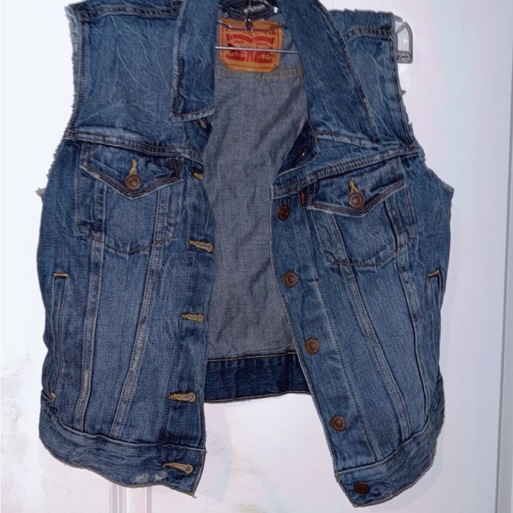 Signature by Levi Strauss Blue Denim Vest